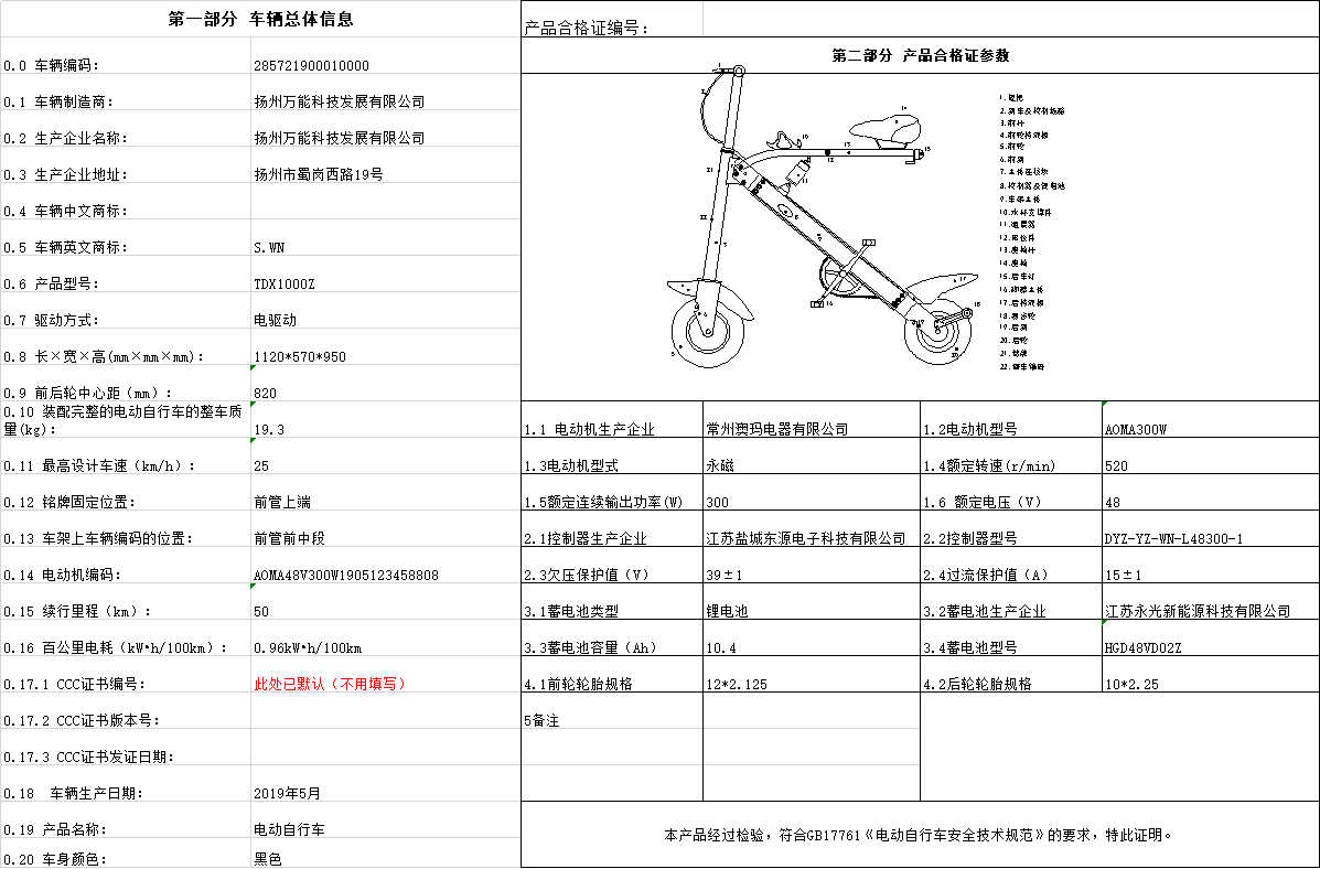 合格证
